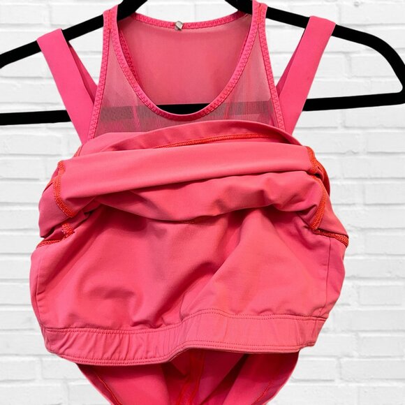 Lululemon Running In The City Racerback Tank Top Built-In Sport Bra Workout Tee - Picture 8 of 12